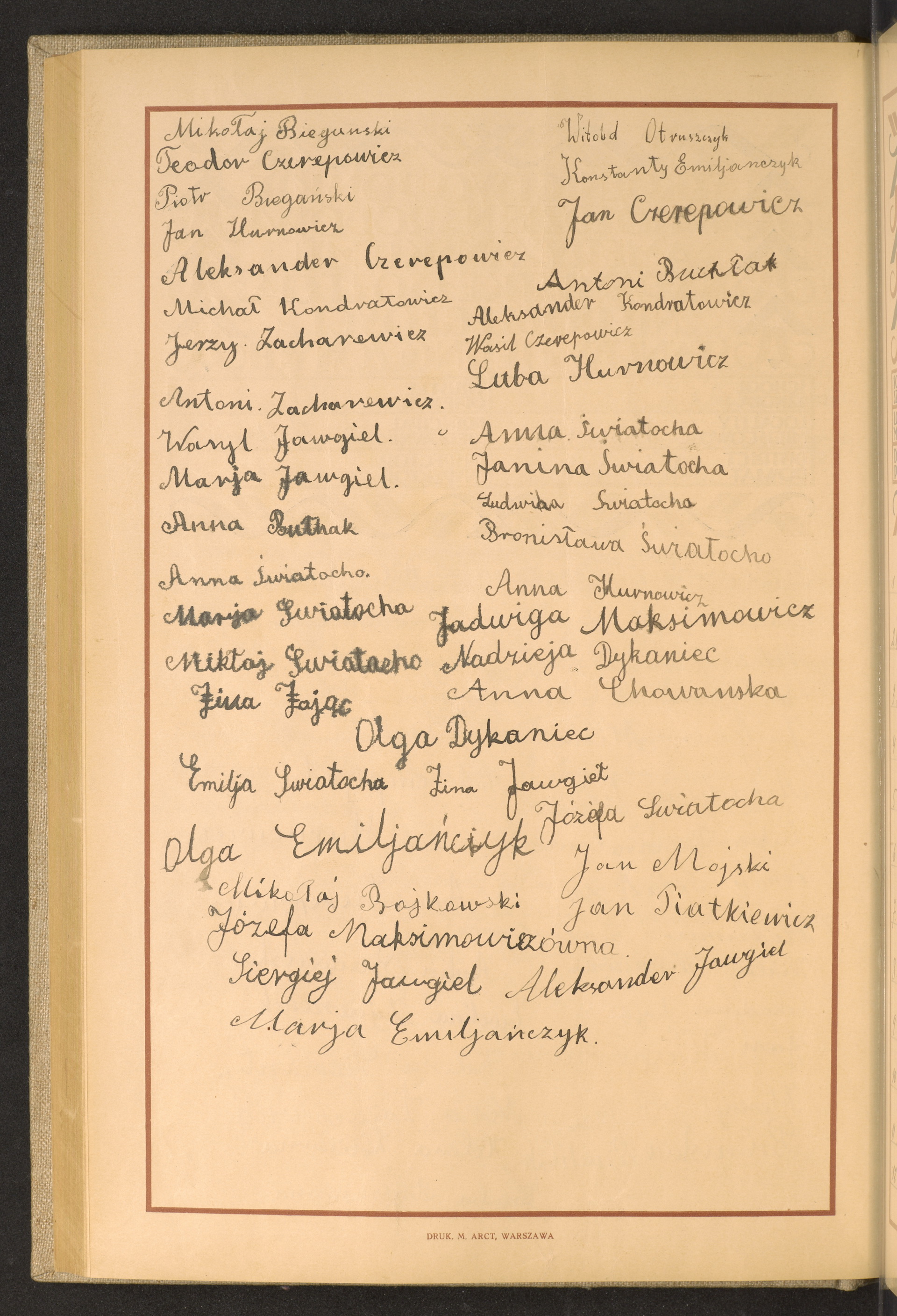 Podpis Antoni Bułhak na stronie nr 150 w tomie nr 89