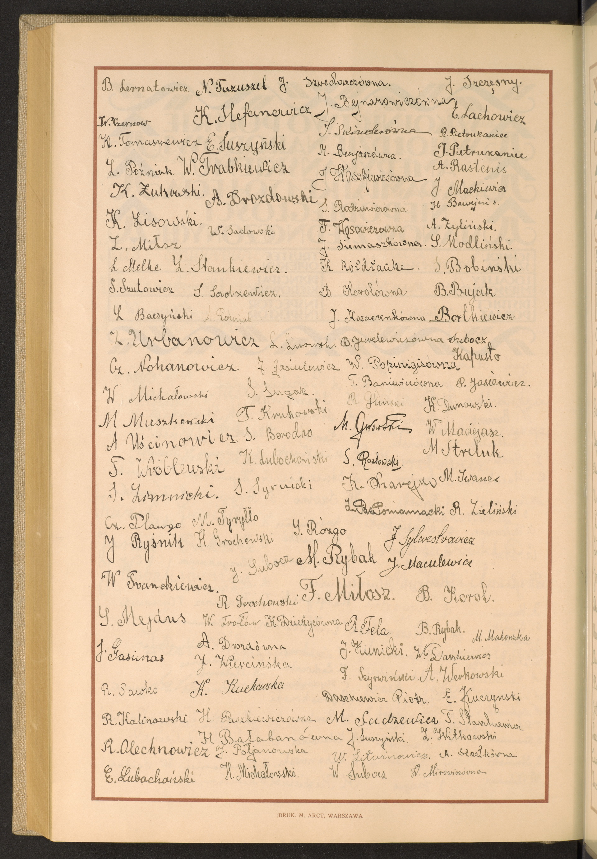 Podpis R. Zieliński na stronie nr 286 w tomie nr 89