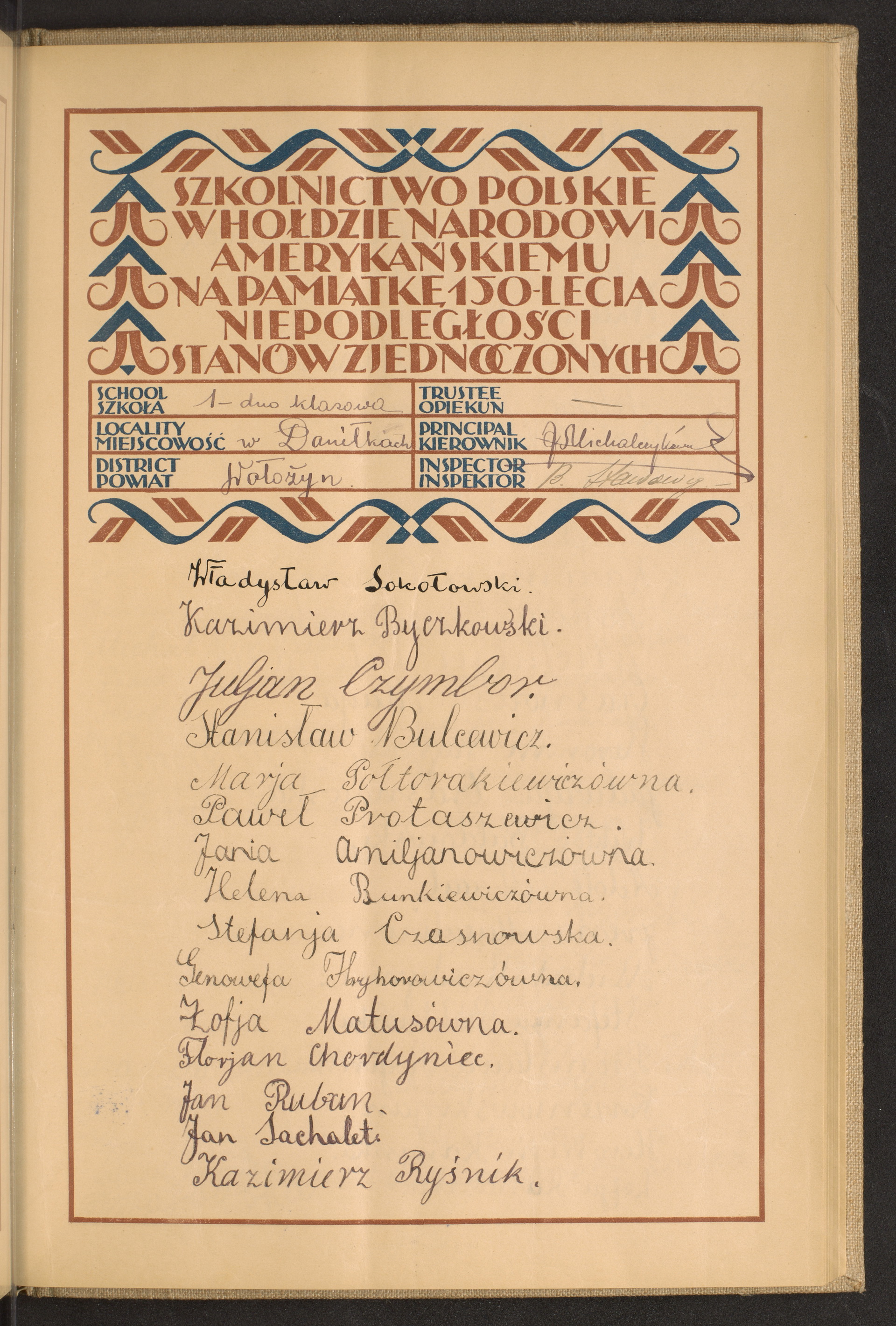 Podpis J. Michalczyk na stronie nr 147 w tomie nr 91