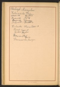 Podpis Stefan Serwus na stronie nr 260 w tomie nr 91