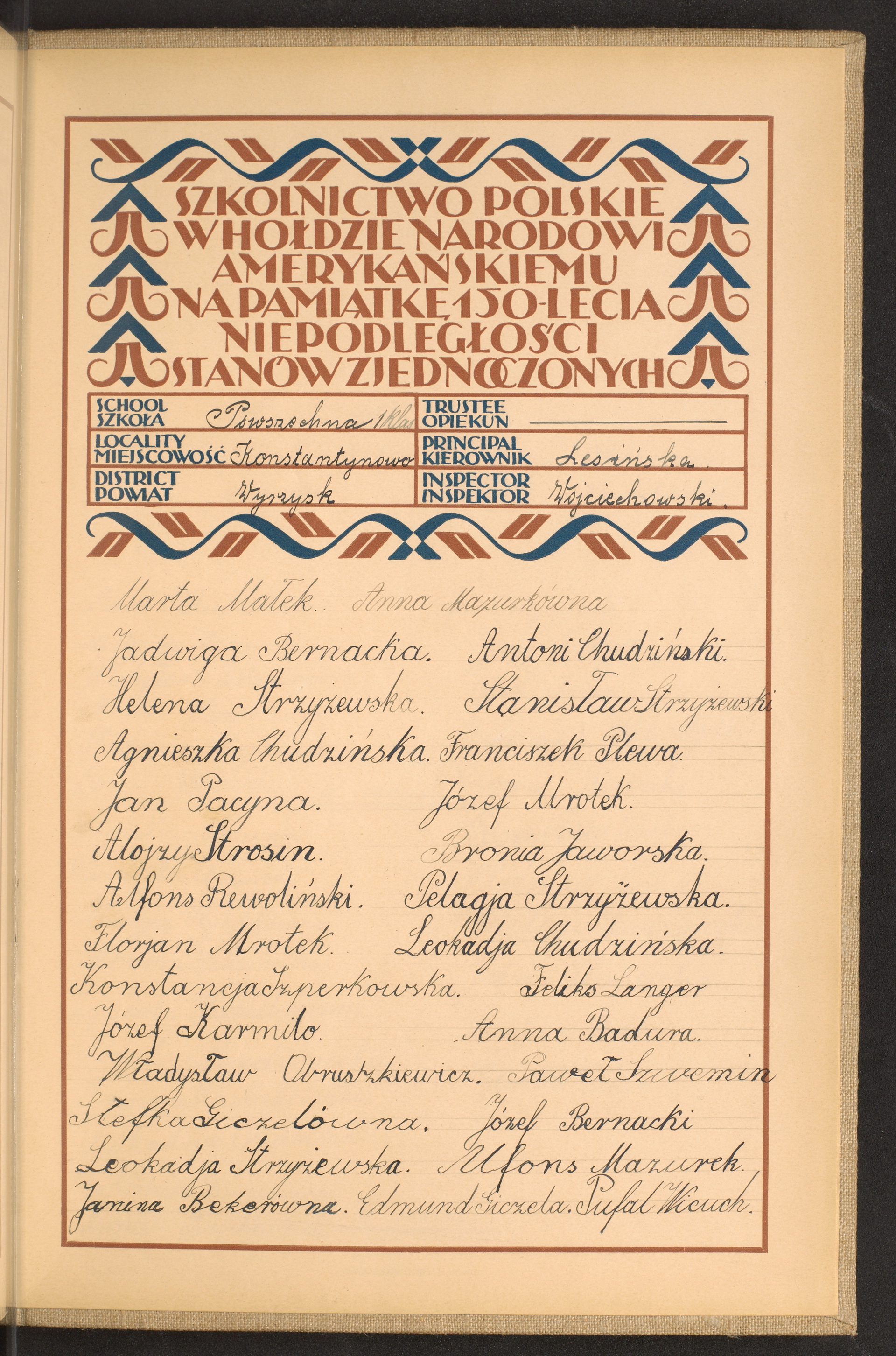 Podpis Alfons Mazurek na stronie nr 281 w tomie nr 91