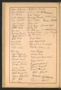 Podpis Anna Fabian na stronie nr 108 w tomie nr 93