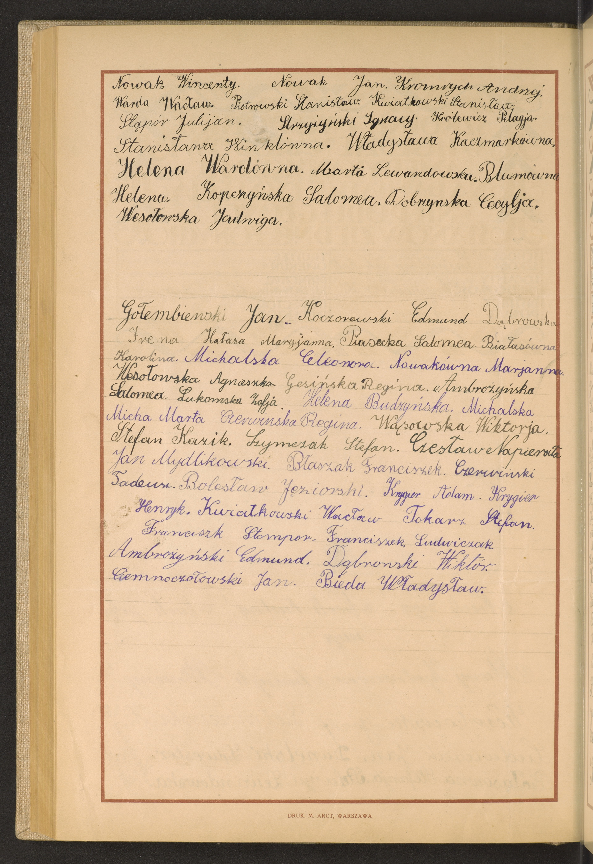 Podpis Henryk Krygier na stronie nr 228 w tomie nr 93