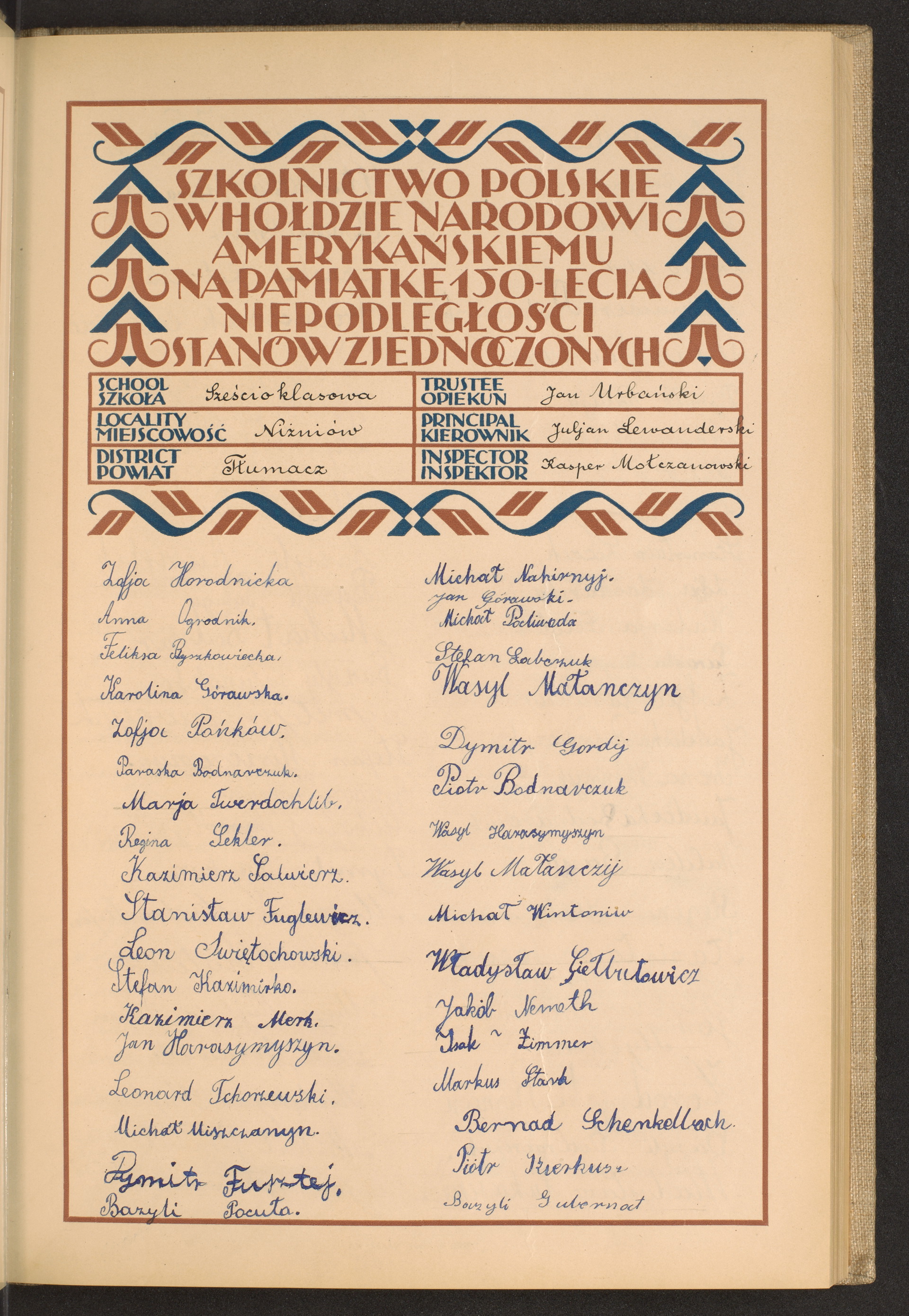 Podpis Jan Górawski na stronie nr 27 w tomie nr 94