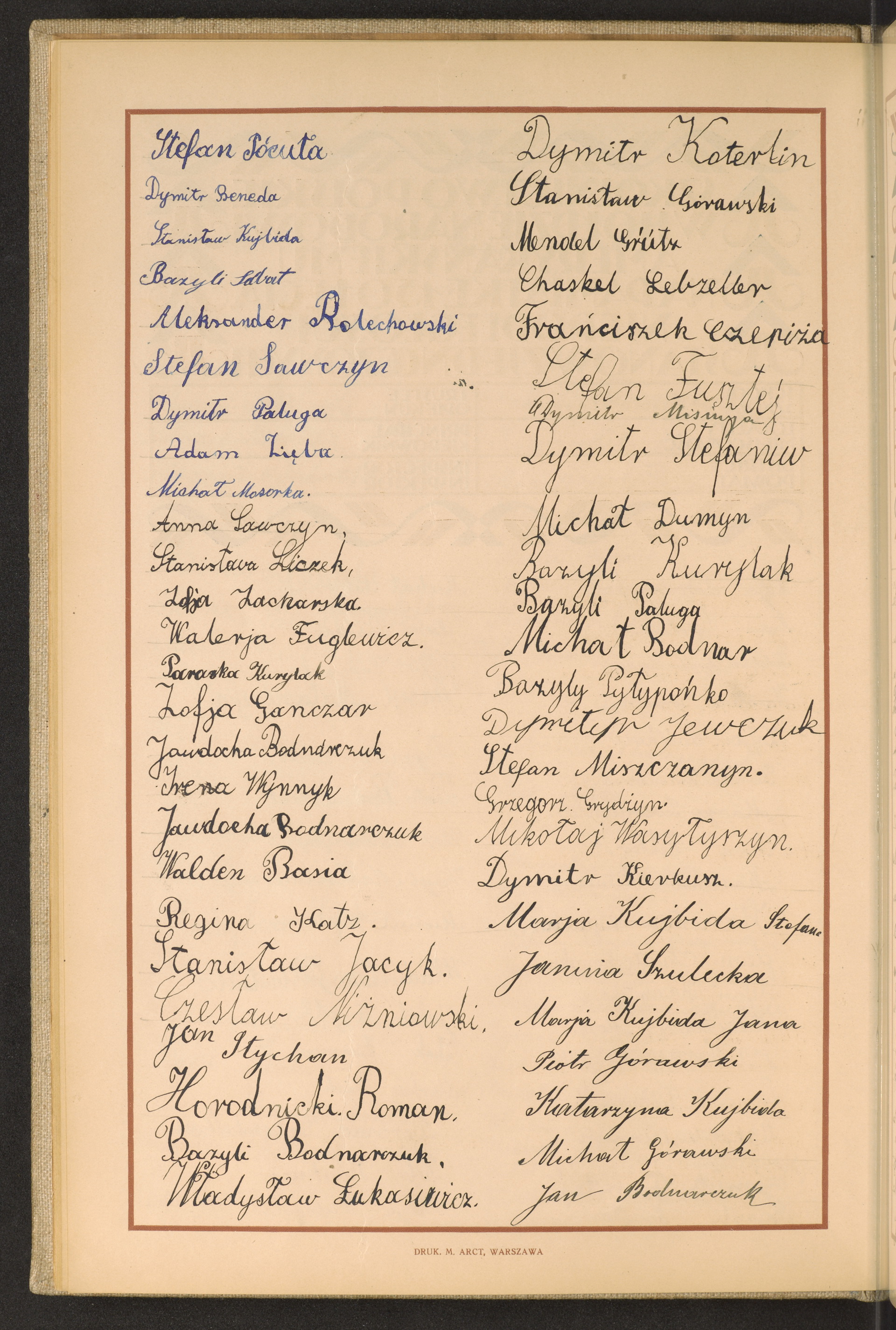 Podpis Stanisław Górawski na stronie nr 28 w tomie nr 94