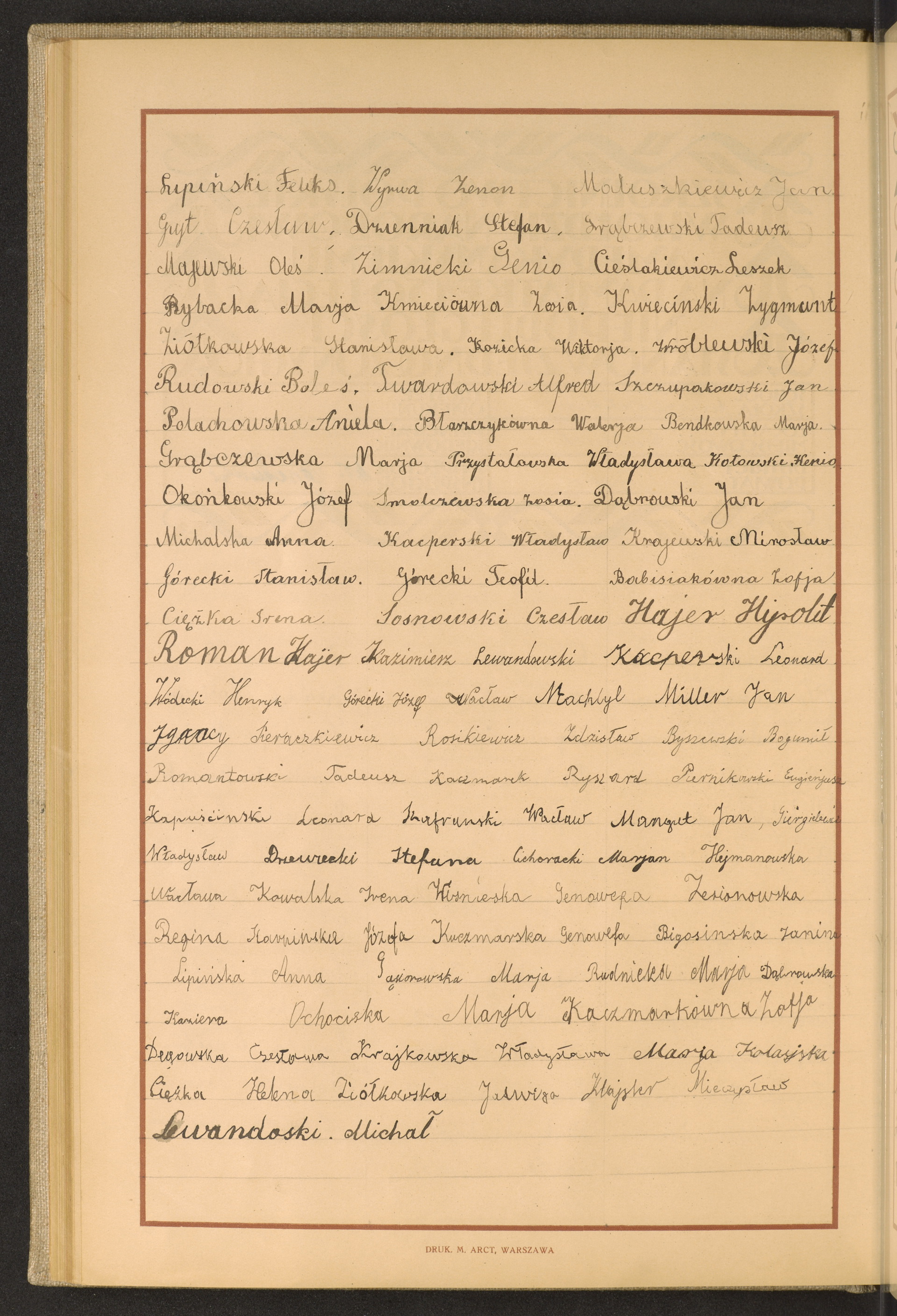 Podpis Jan Szczupakowski na stronie nr 108 w tomie nr 94