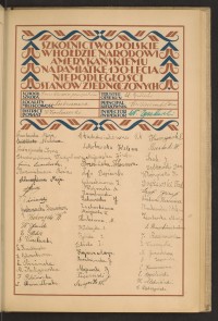 Podpis Maria Adamczyk na stronie nr 117 w tomie nr 94