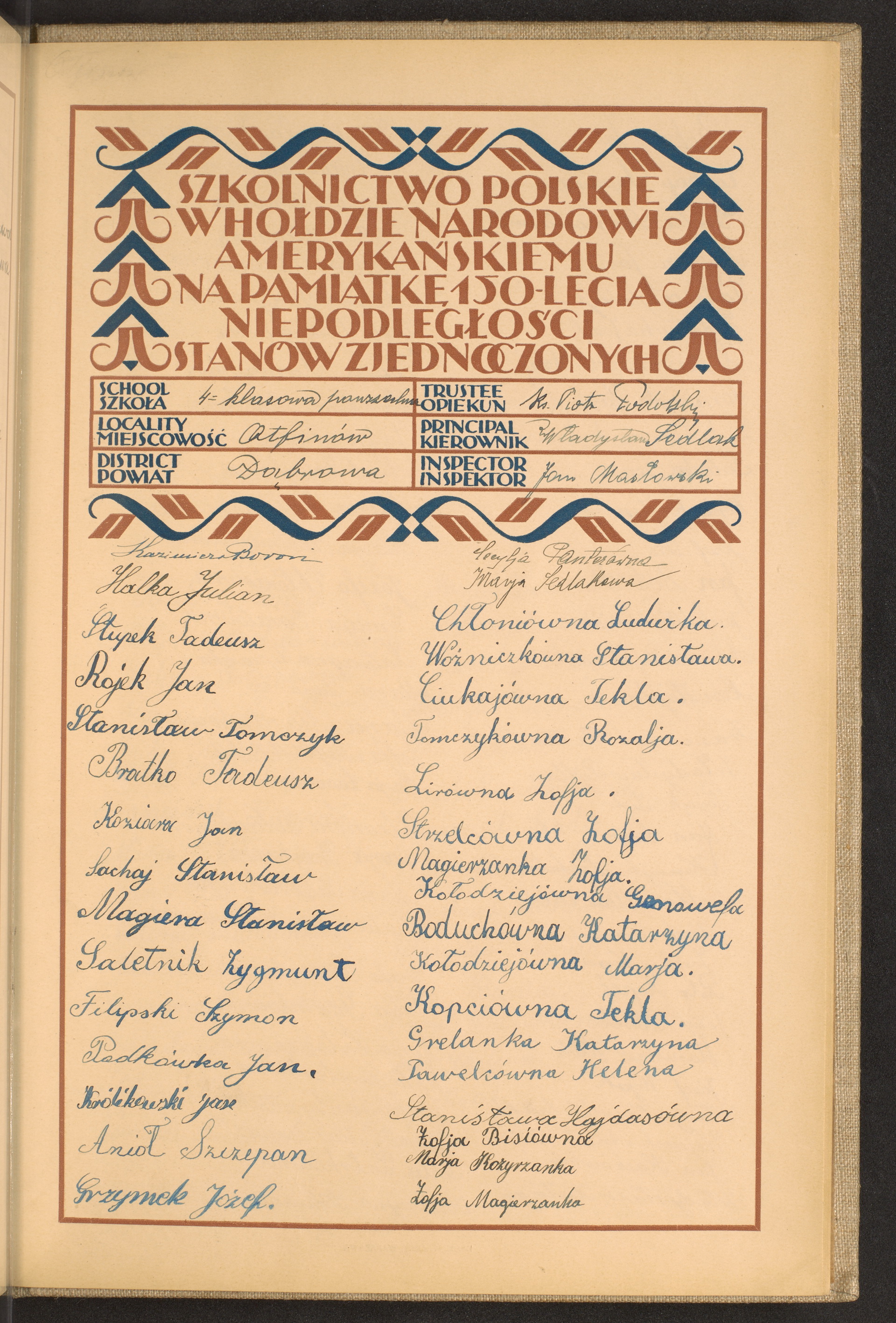 Podpis Piotr Podolski na stronie nr 251 w tomie nr 94