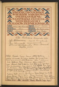 Podpis Olga Bahniuk na stronie nr 5 w tomie nr 95