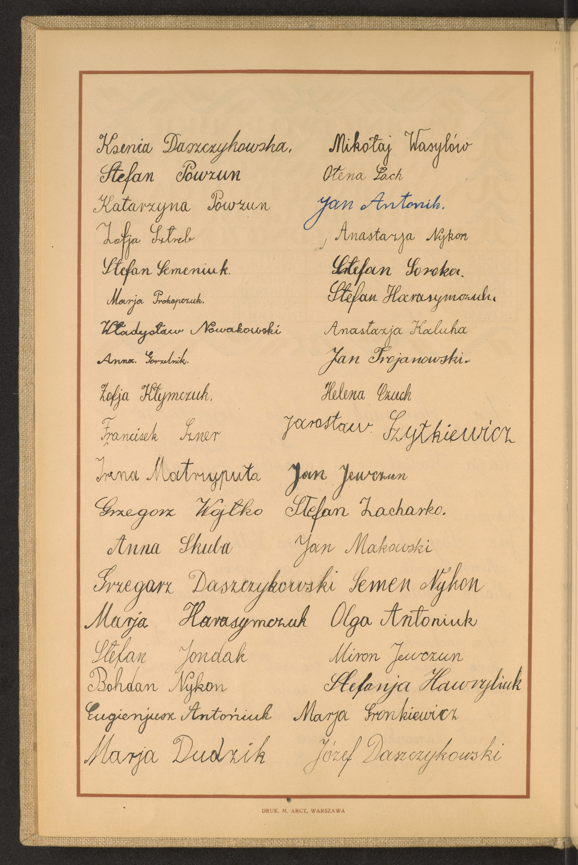 Podpis Stefan Harasymczuk na stronie nr 24 w tomie nr 95