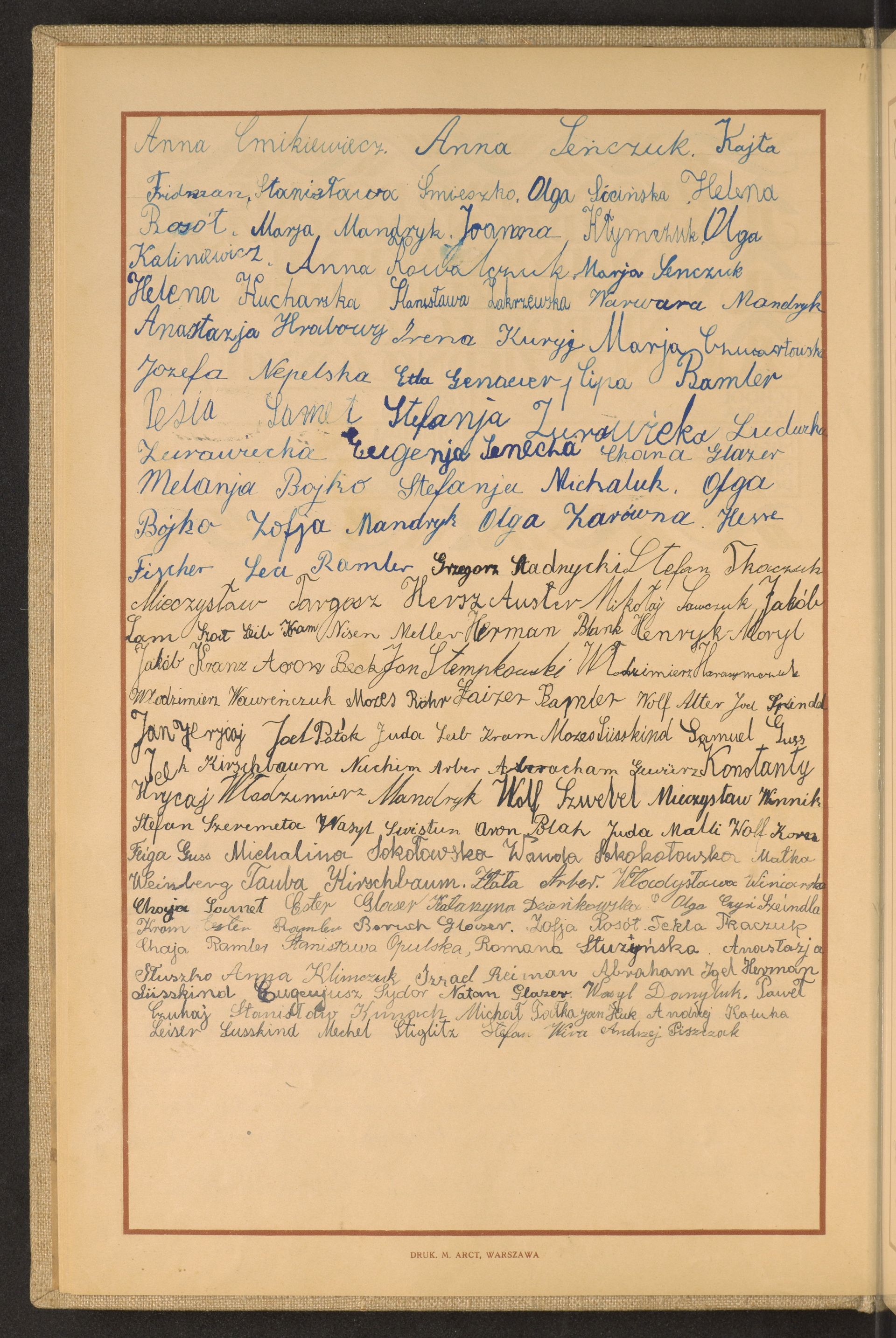 Podpis Anna Cmikiewicz na stronie nr 26 w tomie nr 95