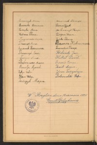 Podpis Emil Bilinkiewicz na stronie nr 62 w tomie nr 95