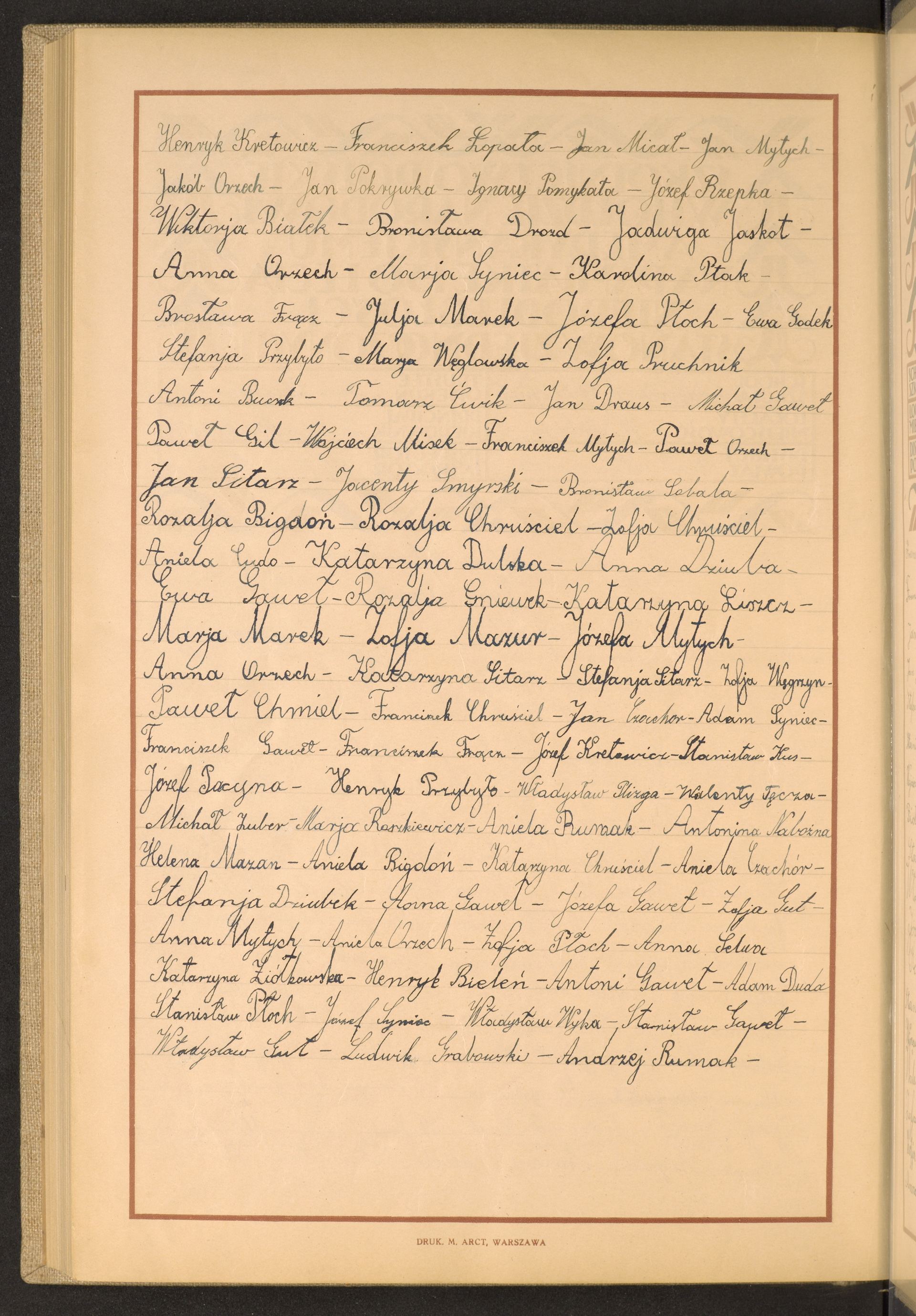 Podpis Henryk Kretowicz na stronie nr 276 w tomie nr 95