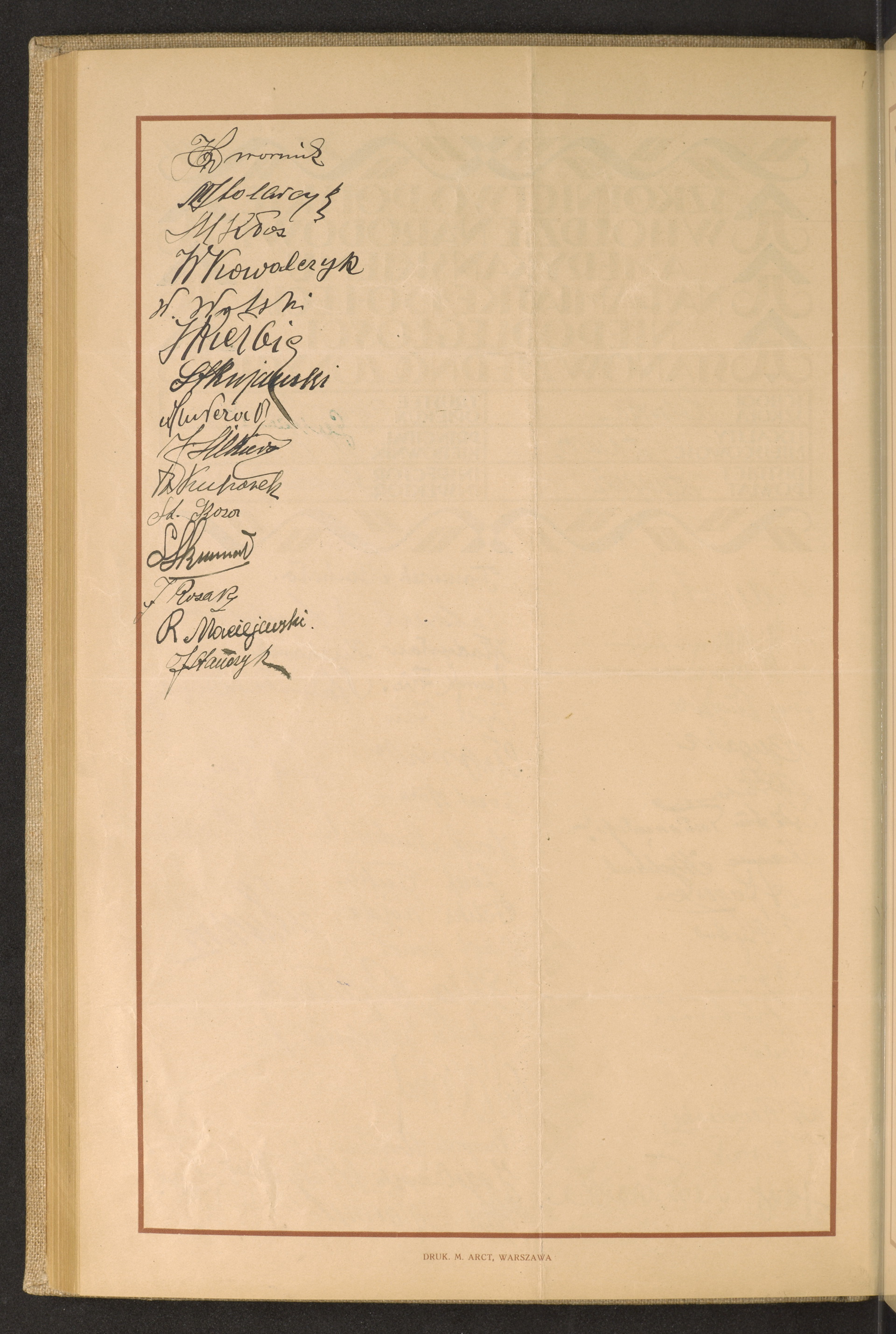 Podpis J. Stańczyk na stronie nr 162 w tomie nr 96