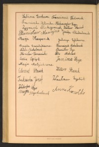 Podpis Franciszka Bilińska na stronie nr 228 w tomie nr 96