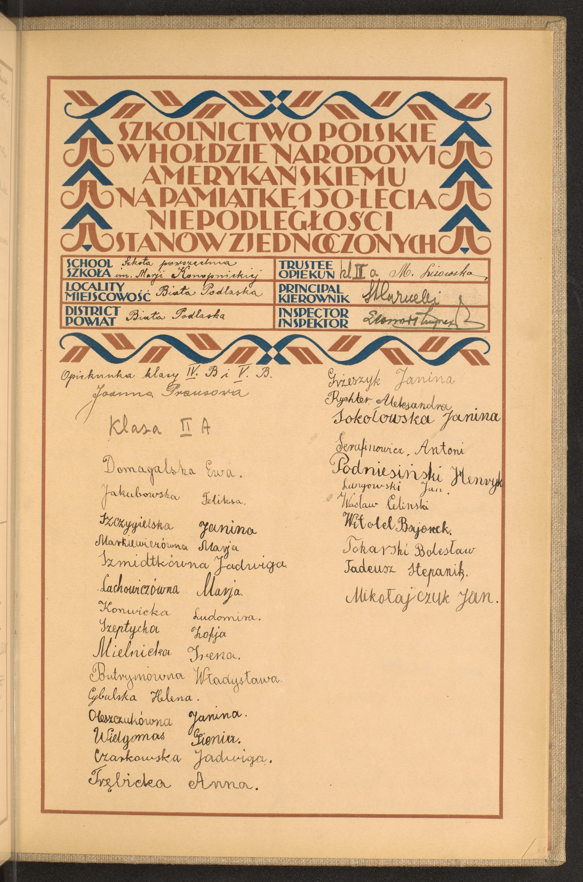 Podpis Jan  Mikołajczuk na stronie nr 267 w tomie nr 96