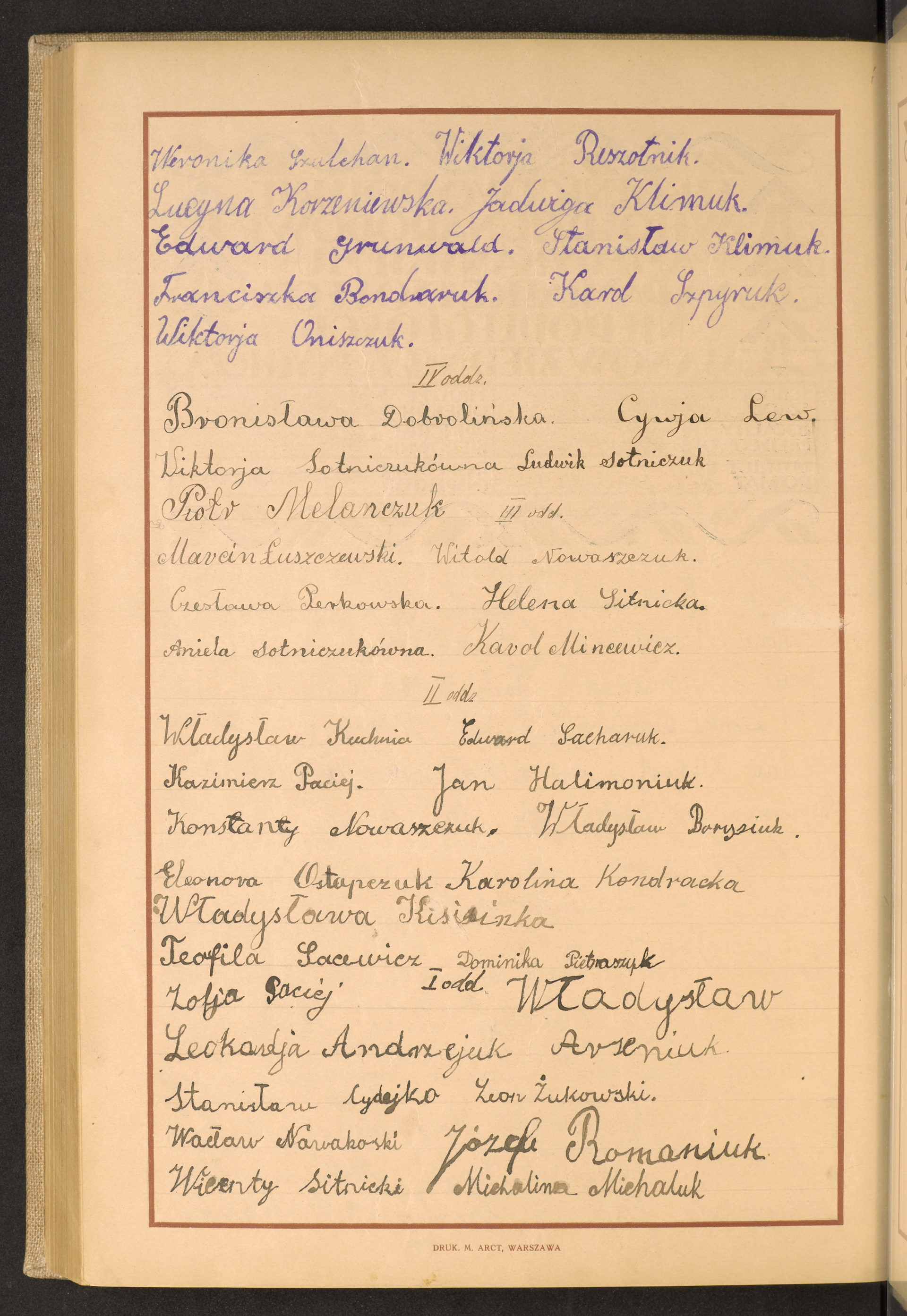 Podpis Jadwiga Klimuk na stronie nr 270 w tomie nr 96