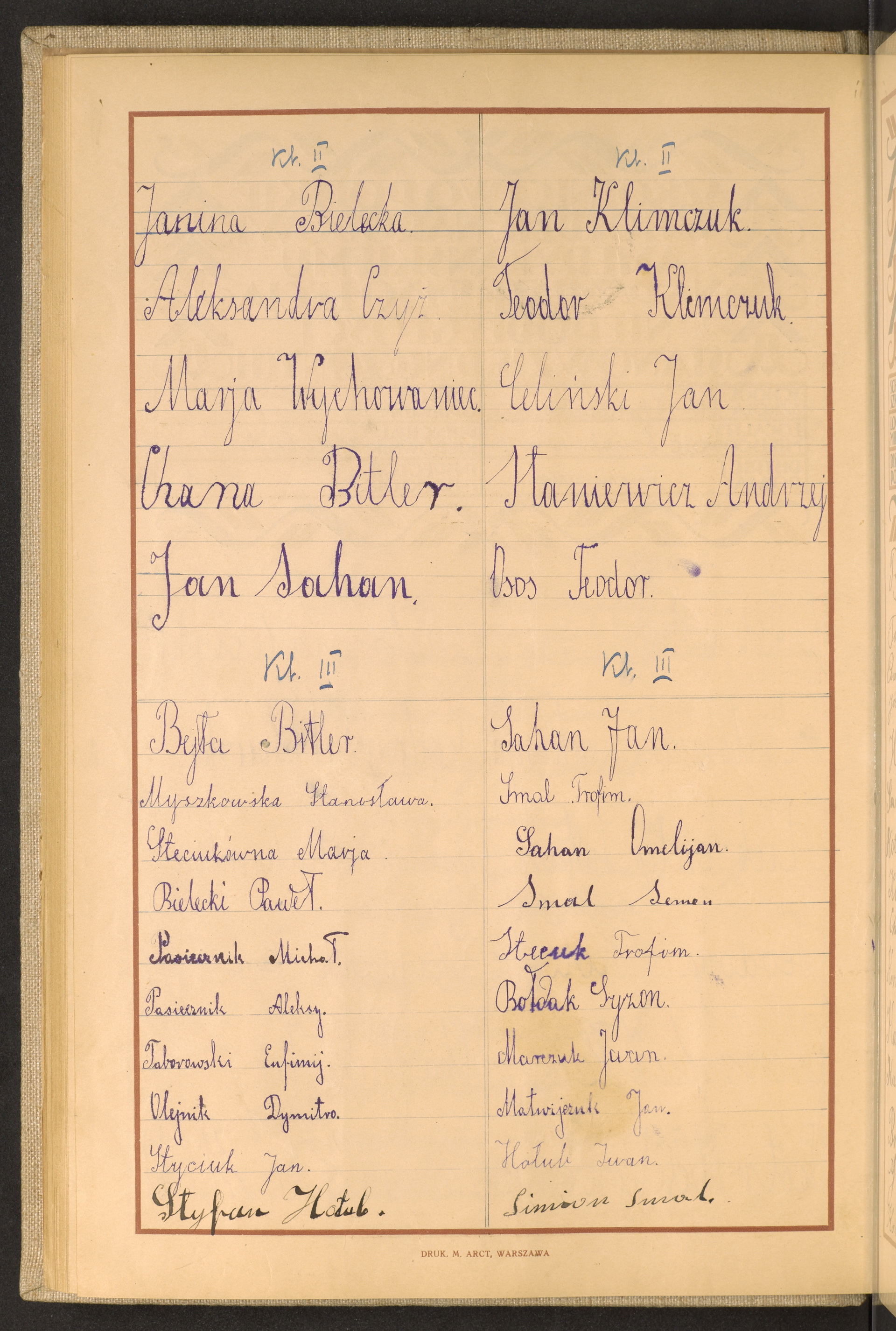 Podpis Smal Simion na stronie nr 72 w tomie nr 97