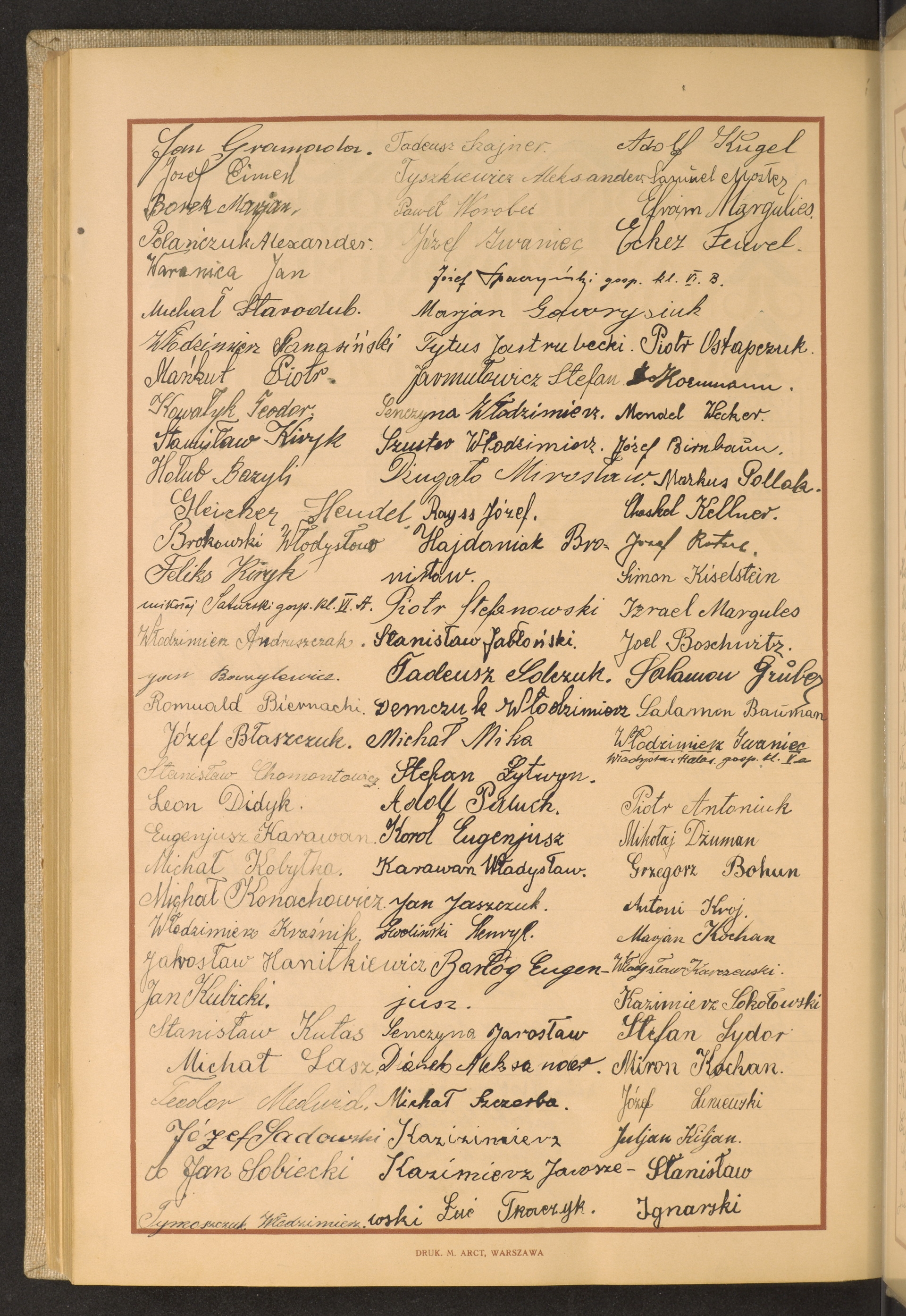 Podpis Włodzimierz Demczuk na stronie nr 282 w tomie nr 97