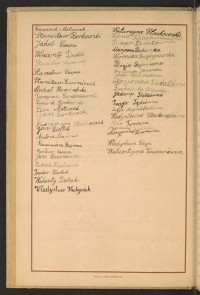 Podpis Józefa Adamczak na stronie nr 134 w tomie nr 98