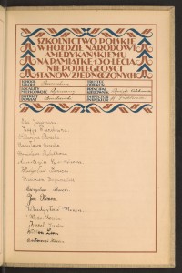 Podpis Katarzyna Benecka na stronie nr 261 w tomie nr 99