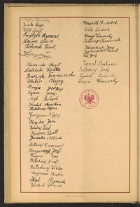 Podpis Wincenty Borys na stronie nr 74 w tomie nr 101