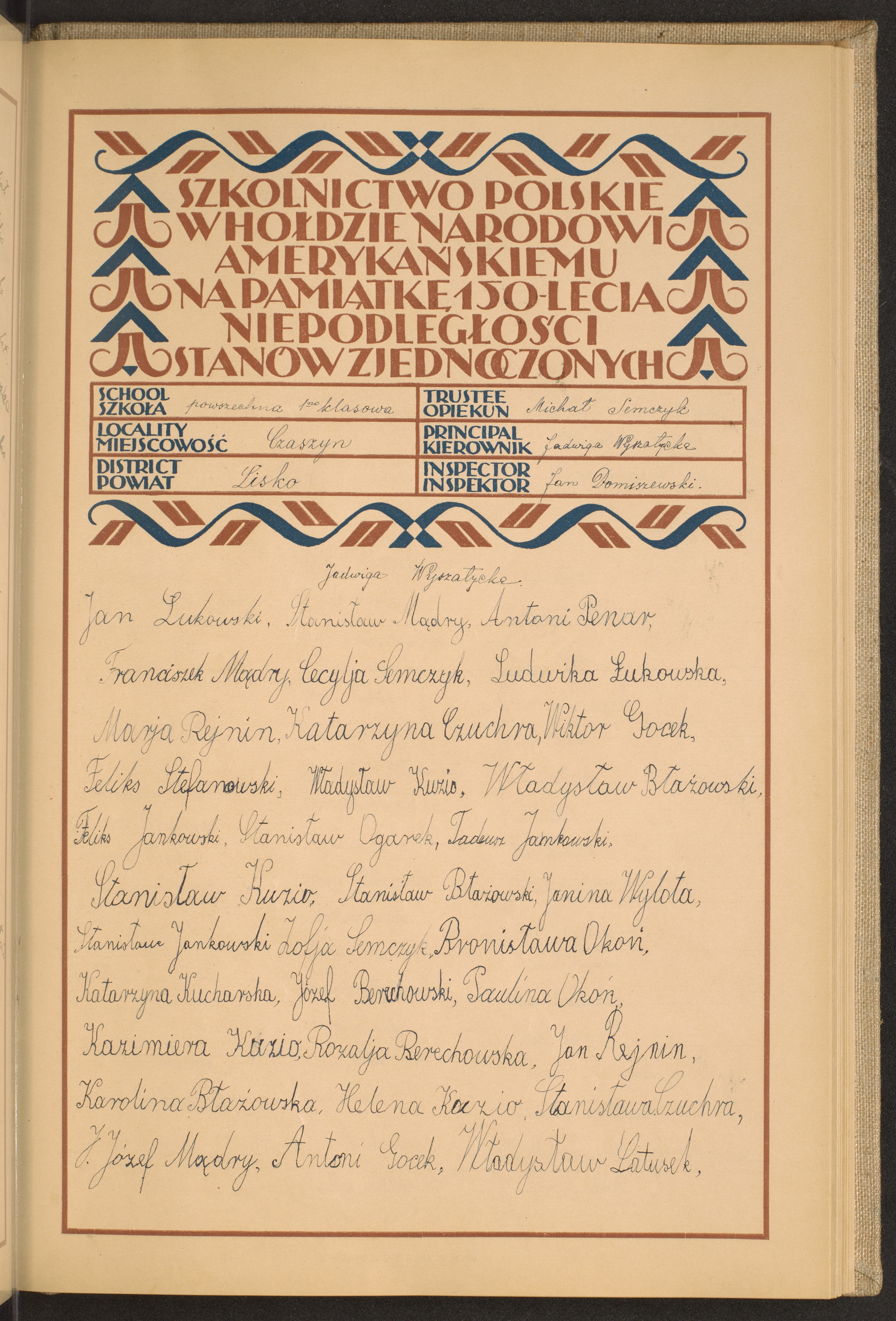 Podpis Władysław Latusek na stronie nr 121 w tomie nr 101