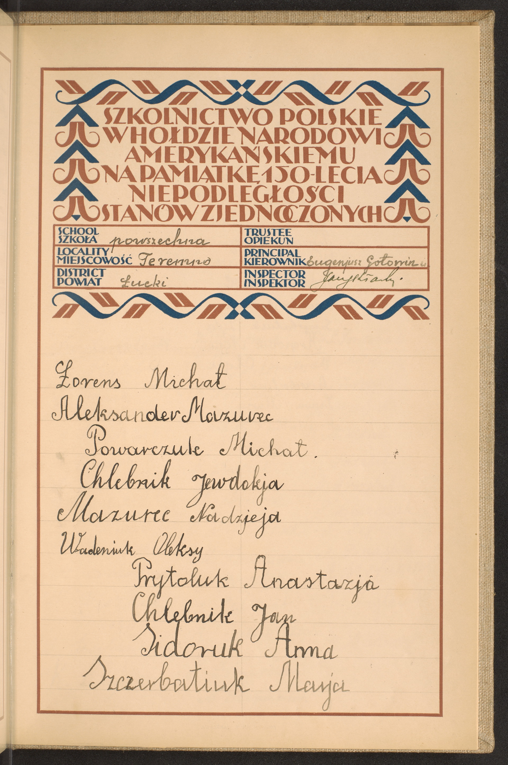 Podpis Eugeniusz Gołowin na stronie nr 279 w tomie nr 101