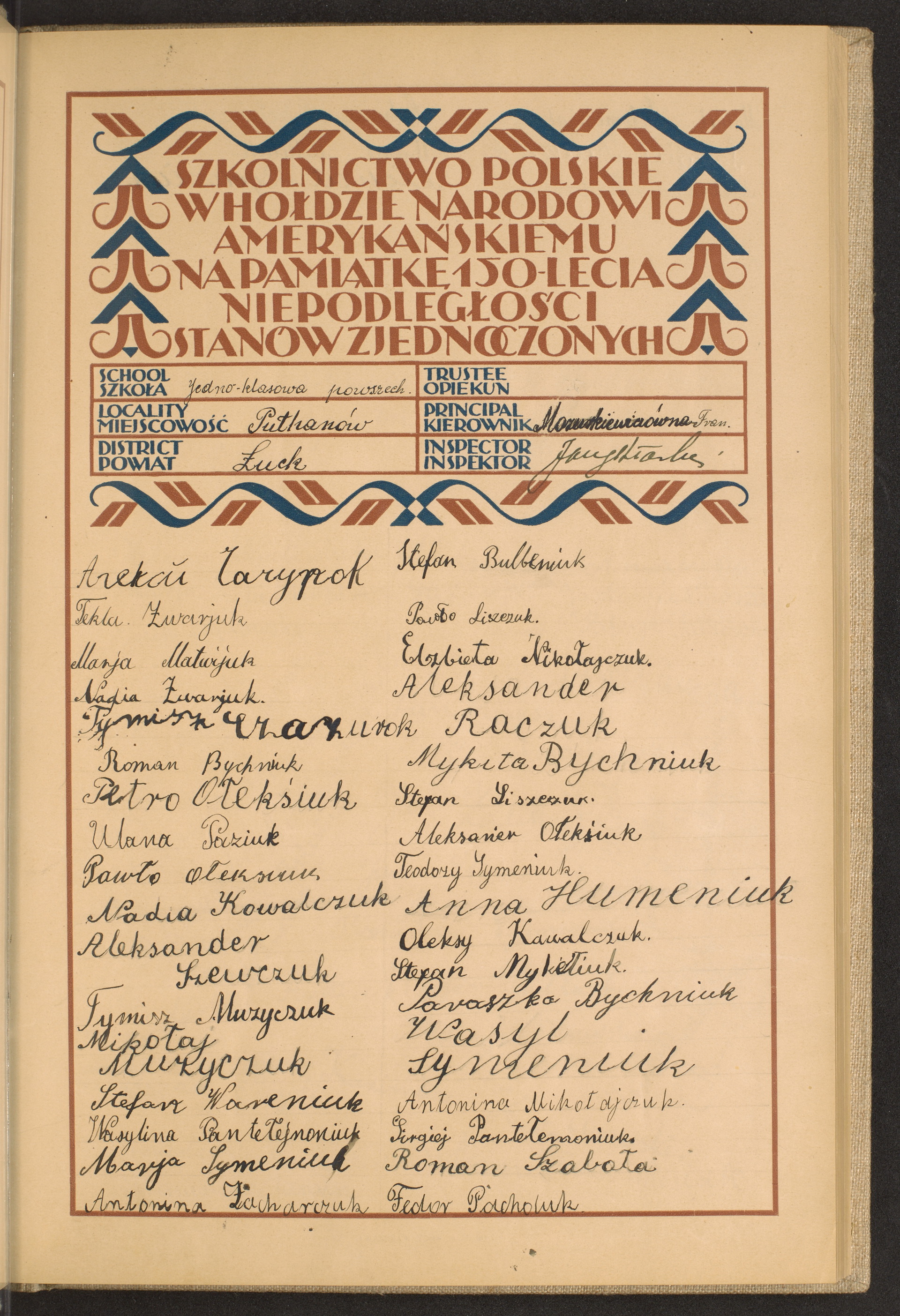 Podpis Fedor Pacholuk na stronie nr 29 w tomie nr 102