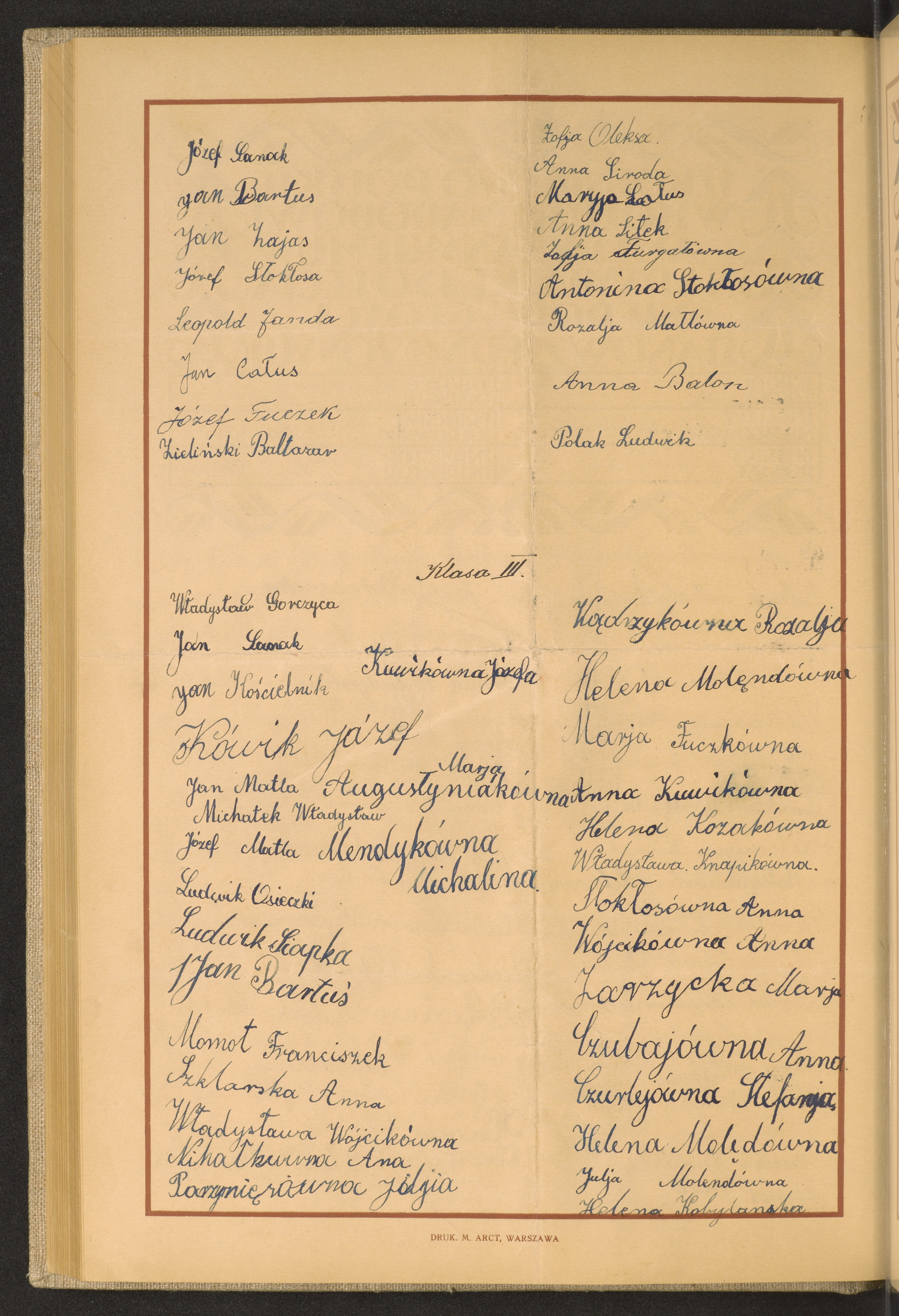 Podpis Józef Sanak na stronie nr 208 w tomie nr 102