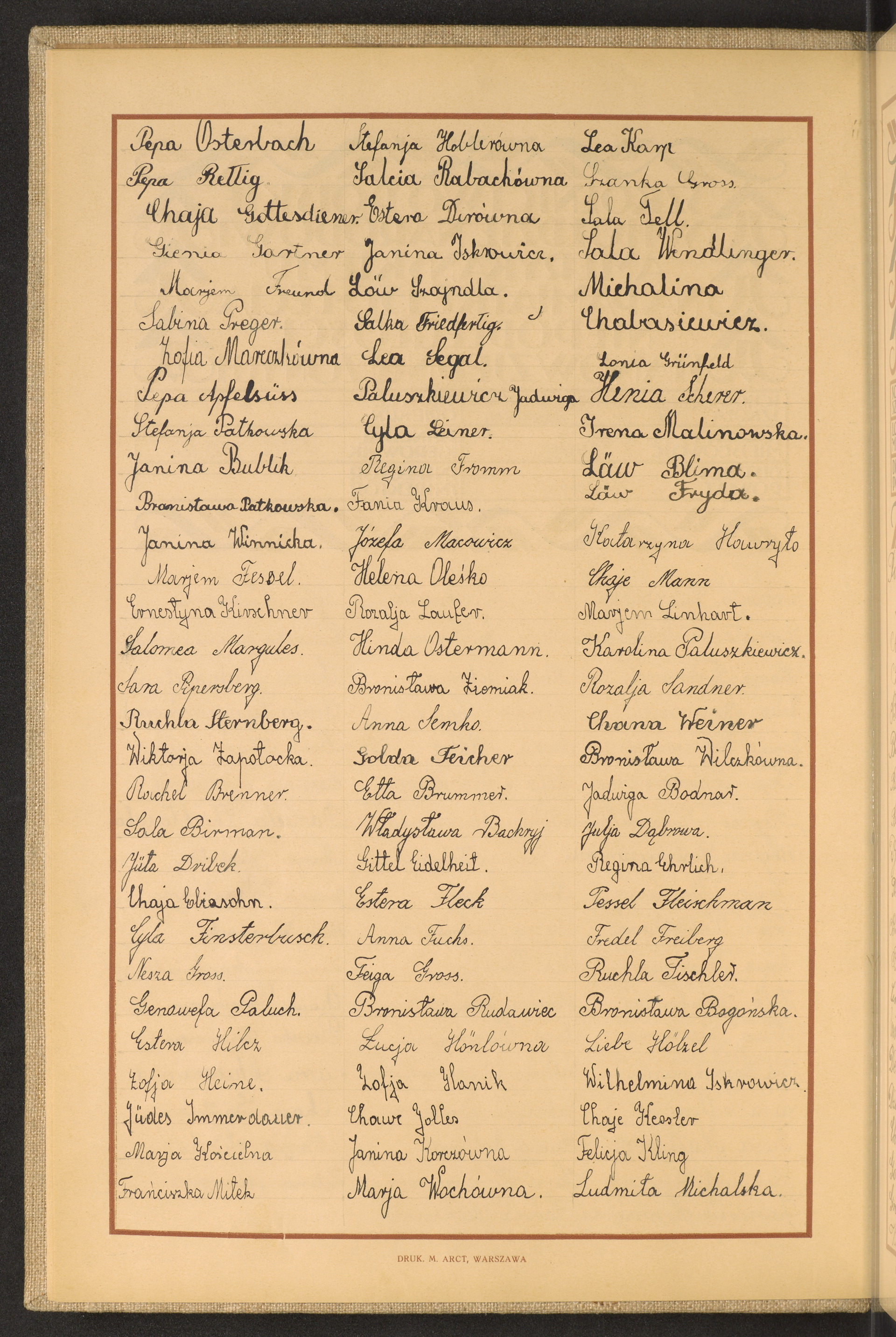 Podpis Wiktoria Zapotocka na stronie nr 22 w tomie nr 103