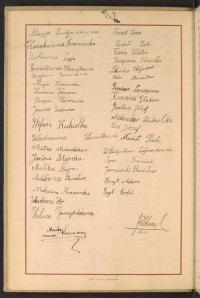 Podpis Stanisława Bernat na stronie nr 62 w tomie nr 103