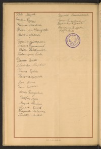 Podpis Parania Chawrona na stronie nr 94 w tomie nr 103