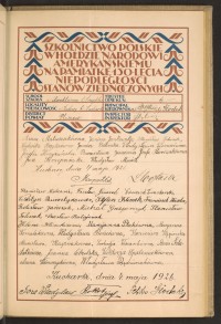 Podpis Władysława Będzieszak na stronie nr 171 w tomie nr 103