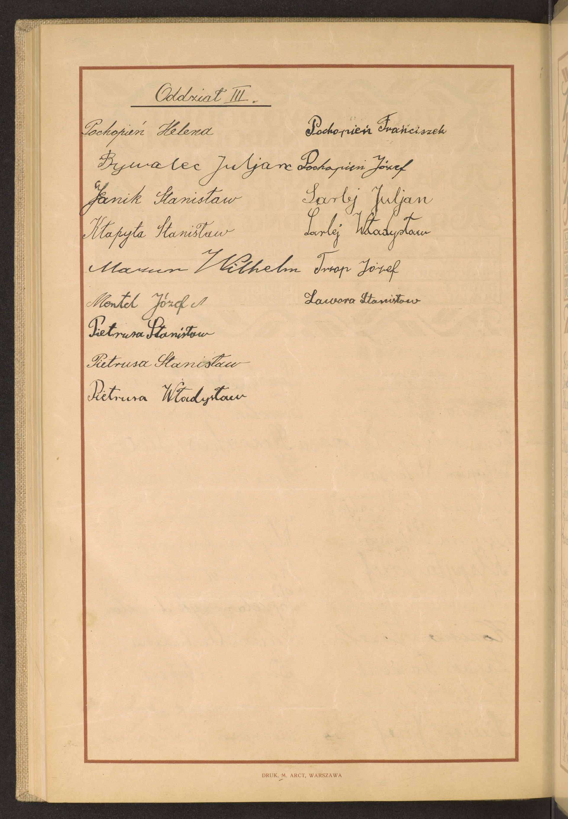 Podpis Józef Trzop na stronie nr 268 w tomie nr 103