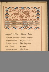 Podpis Stanisława Ambroży na stronie nr 95 w tomie nr 104