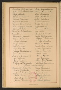 Podpis Łucja Augustynowicz na stronie nr 102 w tomie nr 106