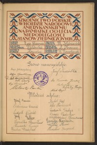 Podpis Józef Banaś na stronie nr 103 w tomie nr 106