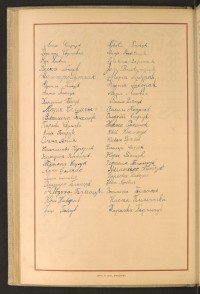 Podpis Wasyłyna Bilaniuk na stronie nr 144 w tomie nr 106