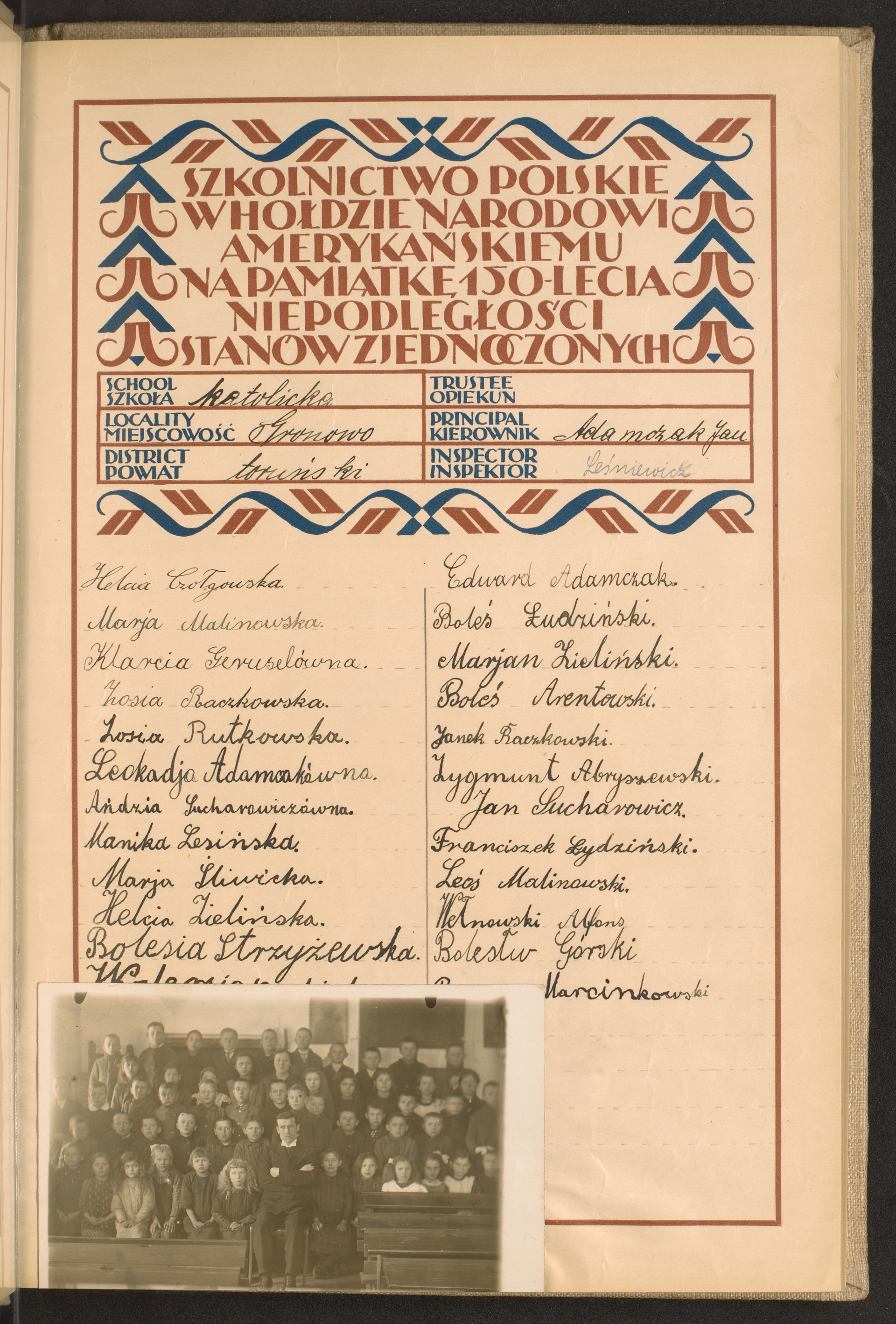 Podpis Zofia Rutkowska na stronie nr 25 w tomie nr 108