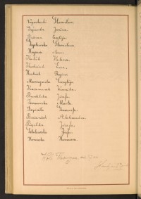 Podpis Józefa Barolelska na stronie nr 268 w tomie nr 108