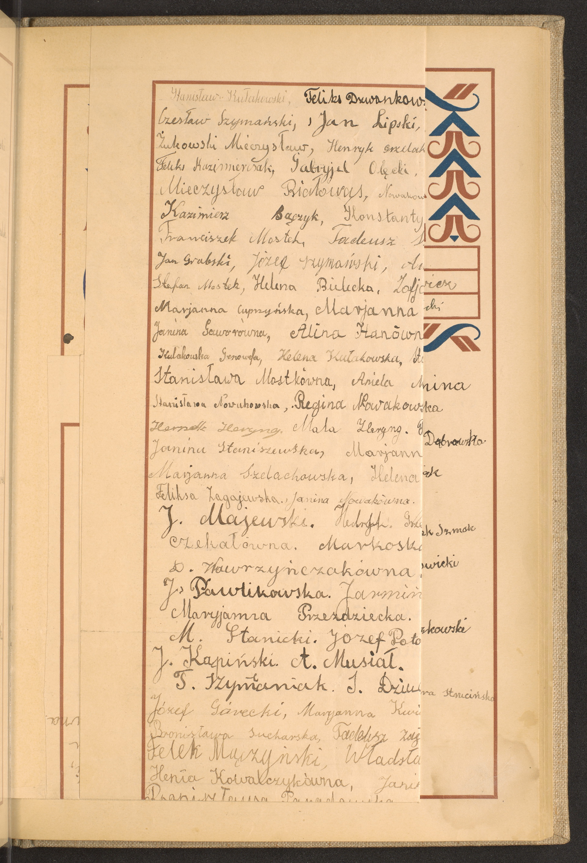 Podpis Stanisław Kułakowski na stronie nr 161 w tomie nr 109