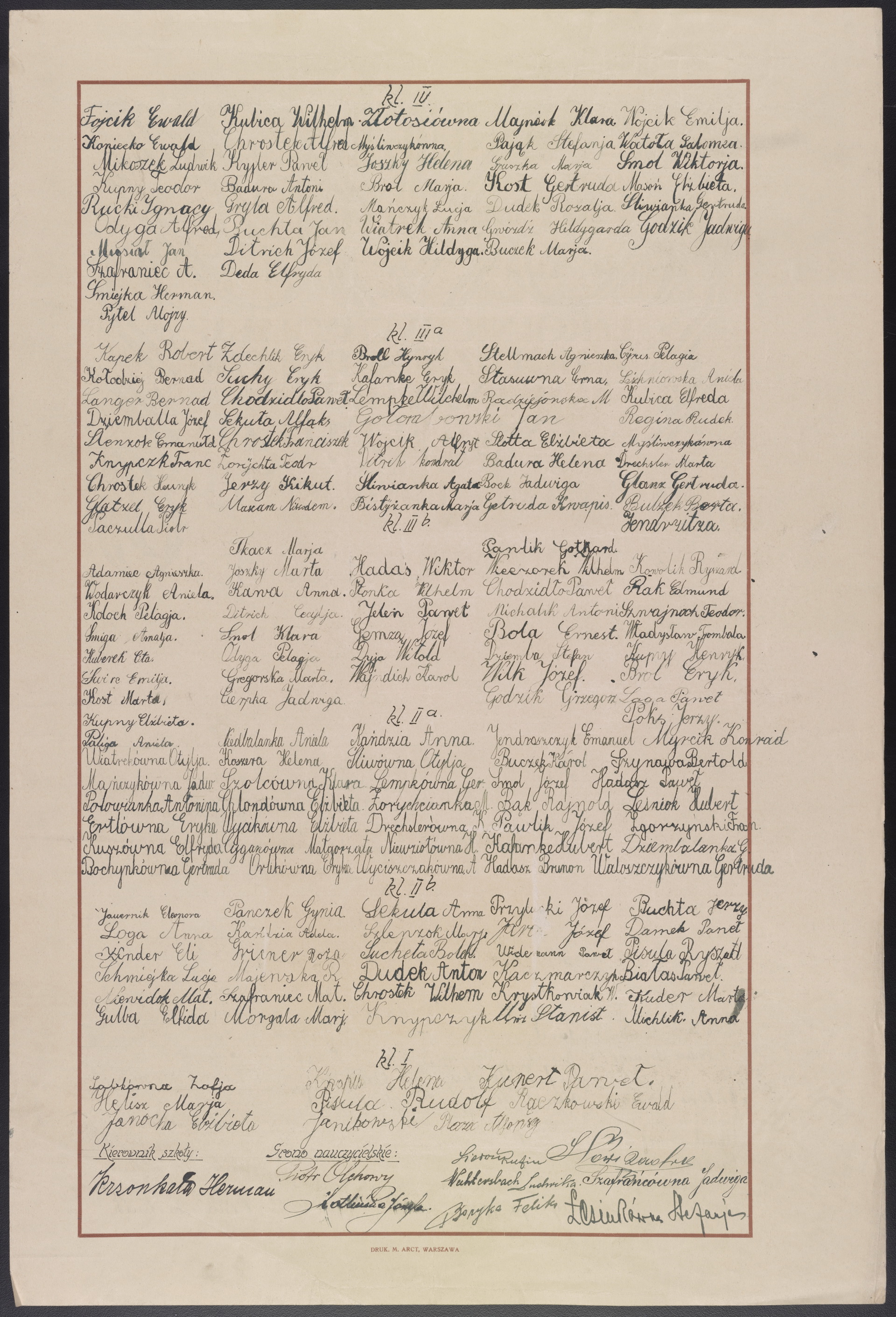 Podpis Ewald Fojcik na stronie nr 61 w tomie nr 110