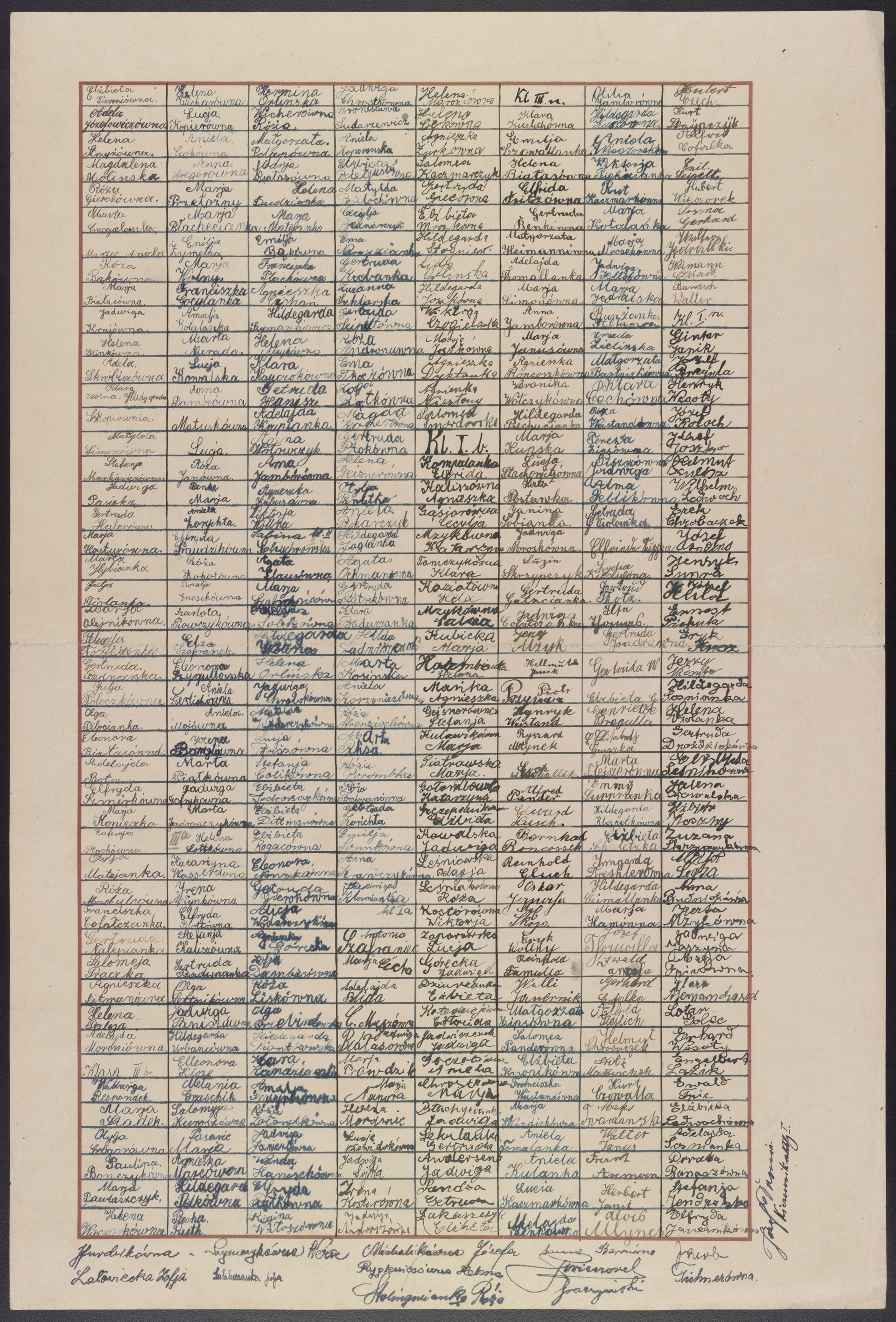 Podpis Adela Józefowicz na stronie nr 63 w tomie nr 110