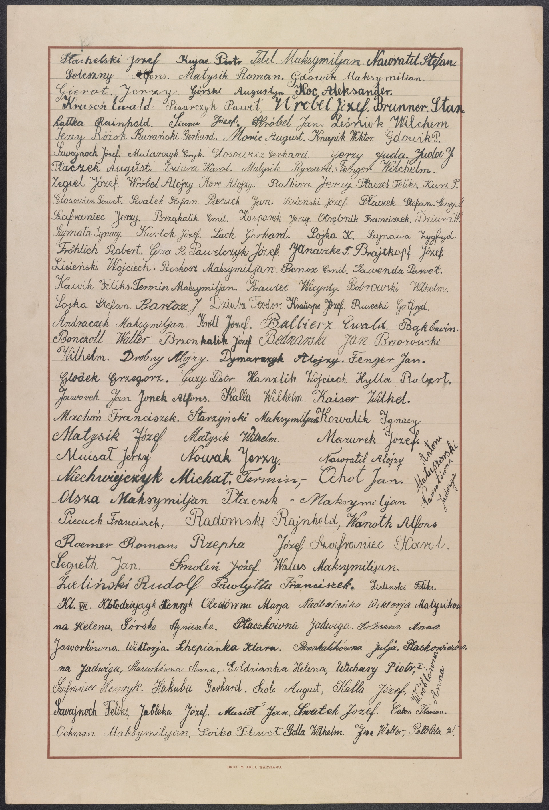 Podpis Józef Stachelski na stronie nr 101 w tomie nr 110