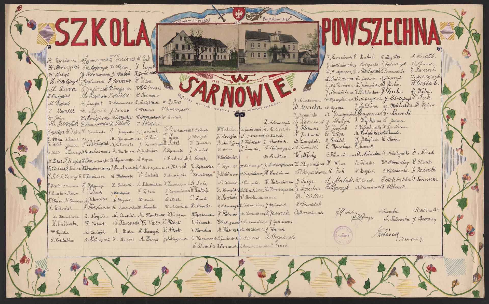 Podpis  Kotarak na stronie nr 172 w tomie nr 110